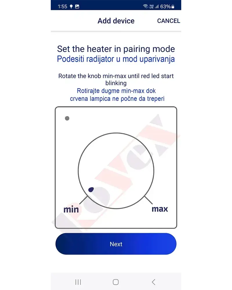 Norveški radijatori BT ADAX ECO KBT telefon